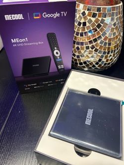 MECOOL Google TV Streaming Box 14.0  2GB RAM 32GB ROM WiFi6 Ethernet 100M USB 2.0 4K HDR, NEW