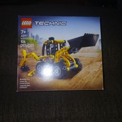 Pre-built Lego Technic Backhoe Loader Set