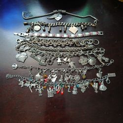 8 Charm Bracelets 