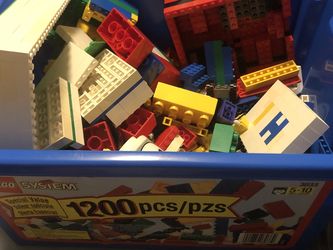Assorted Legos ~10 Lbs Including Buckets - Clean