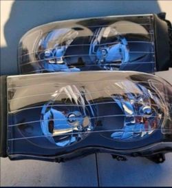 02-05 Dodge Ram Headlights Luces Micas Calaveras Faros Faroles Focos