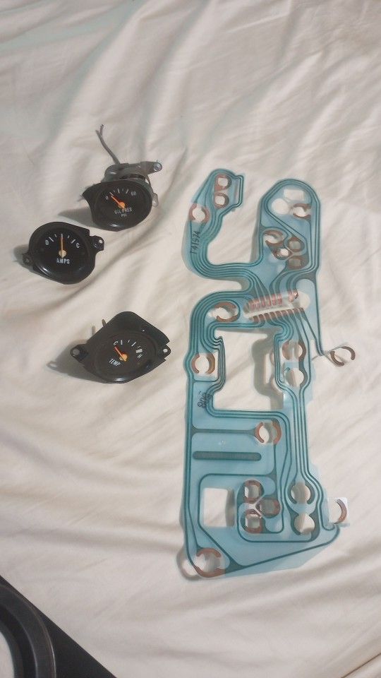 1974 C10 Gauges And Circuit Board