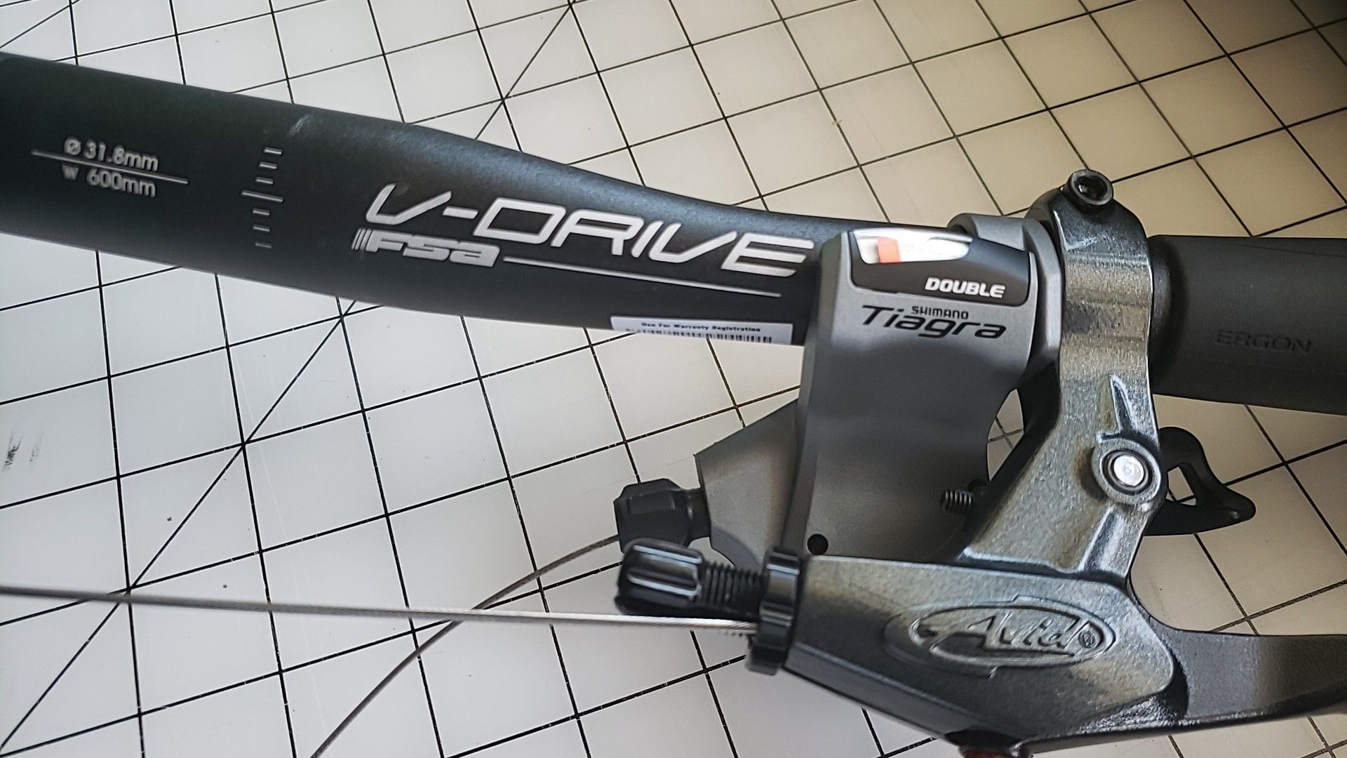 FSA V DRIVE ALLOY FLAT HANDLEBAR