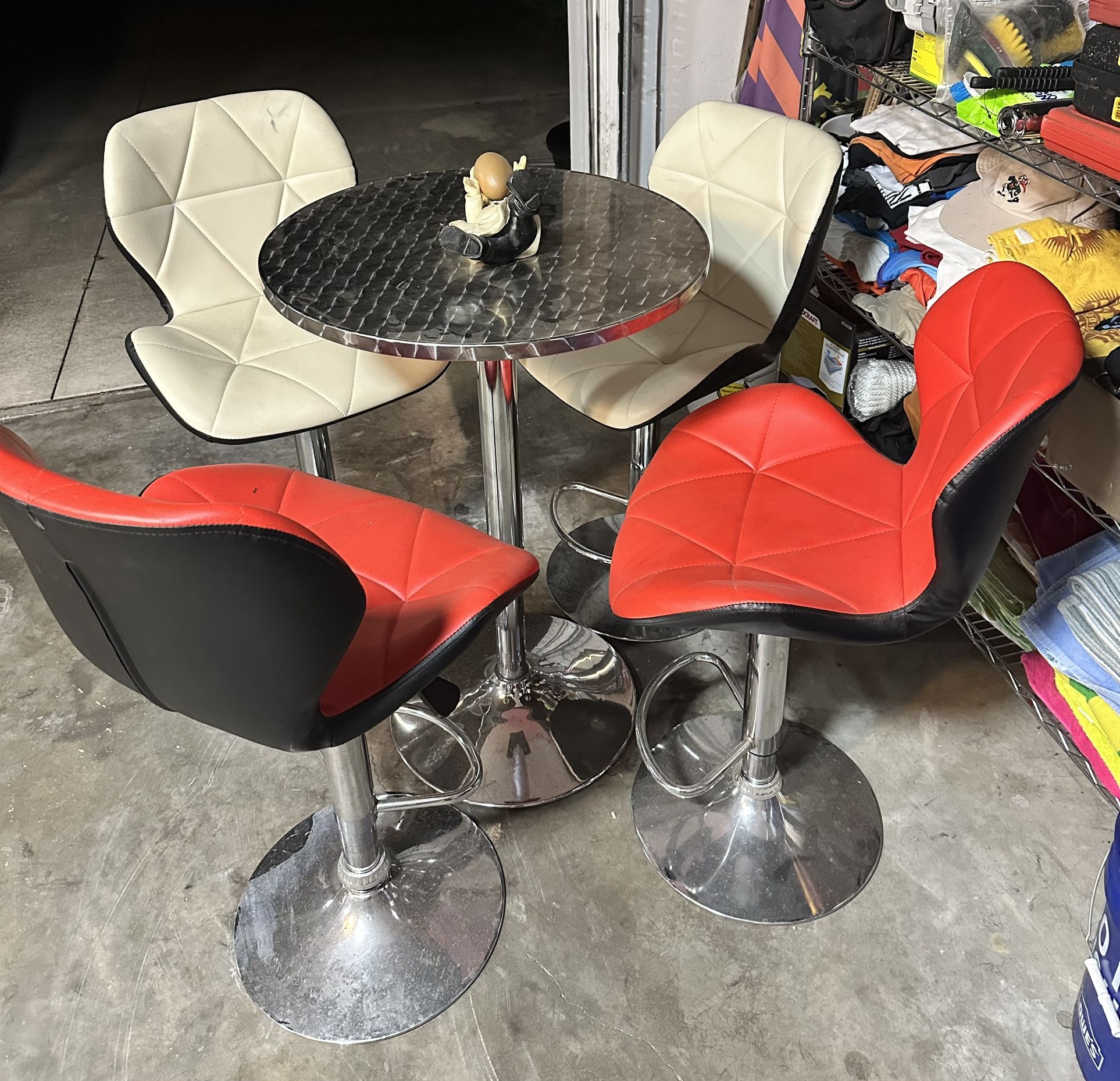 Pub Table With Stools