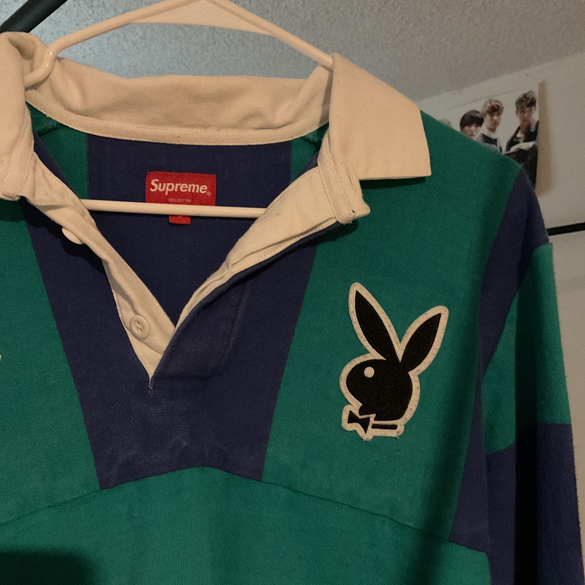 supreme x playboy rugby polo FW17