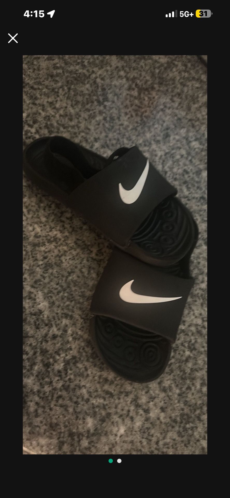 Nike Slides (NEW) 2 Bar Chairs