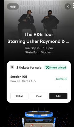 Chris Brown/Usher tickets