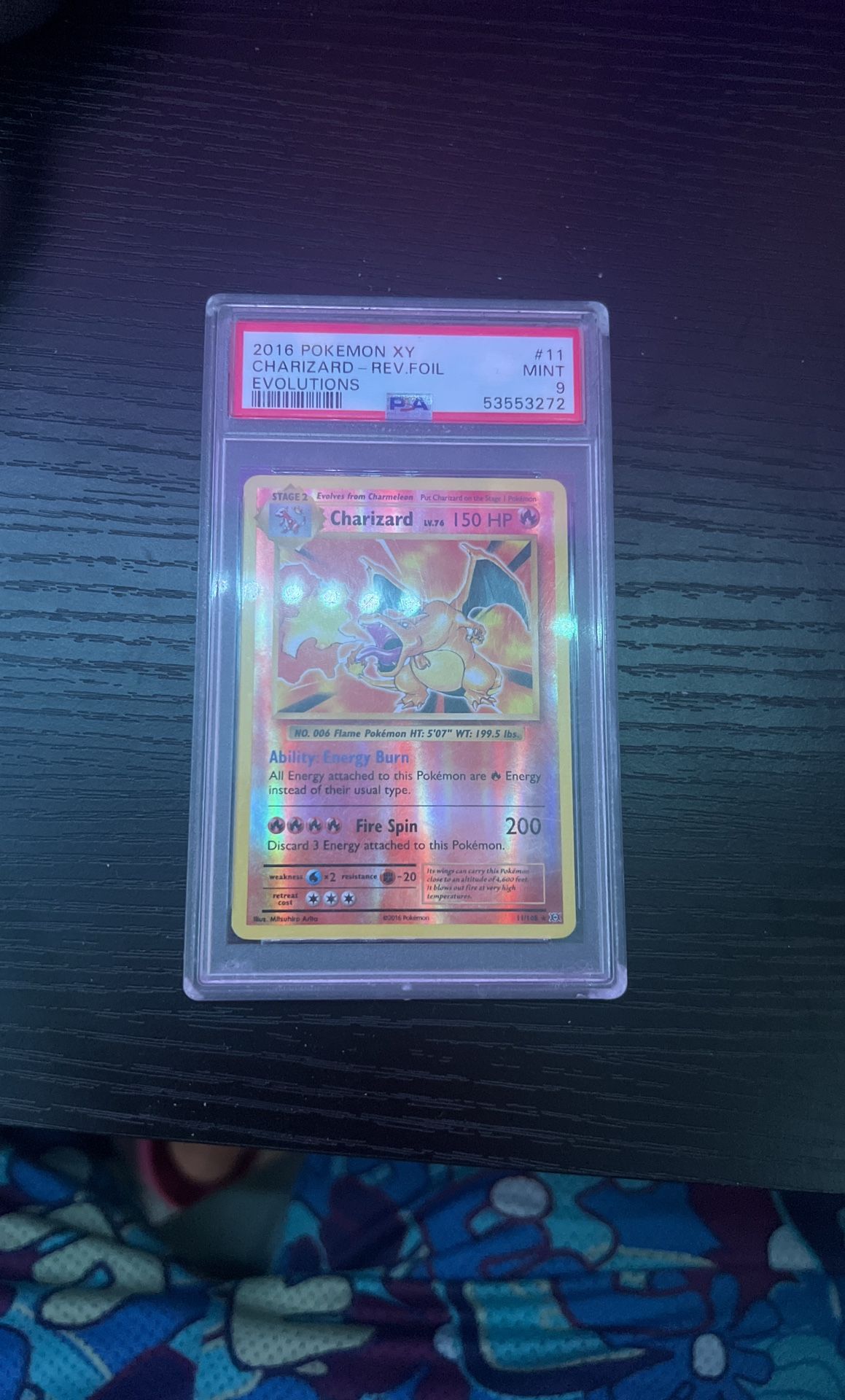 2016 POKEMON XY CHARIZARD REV .FOIL EVOLUTION