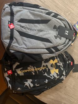 Two under armour bookbags both together for 50.00