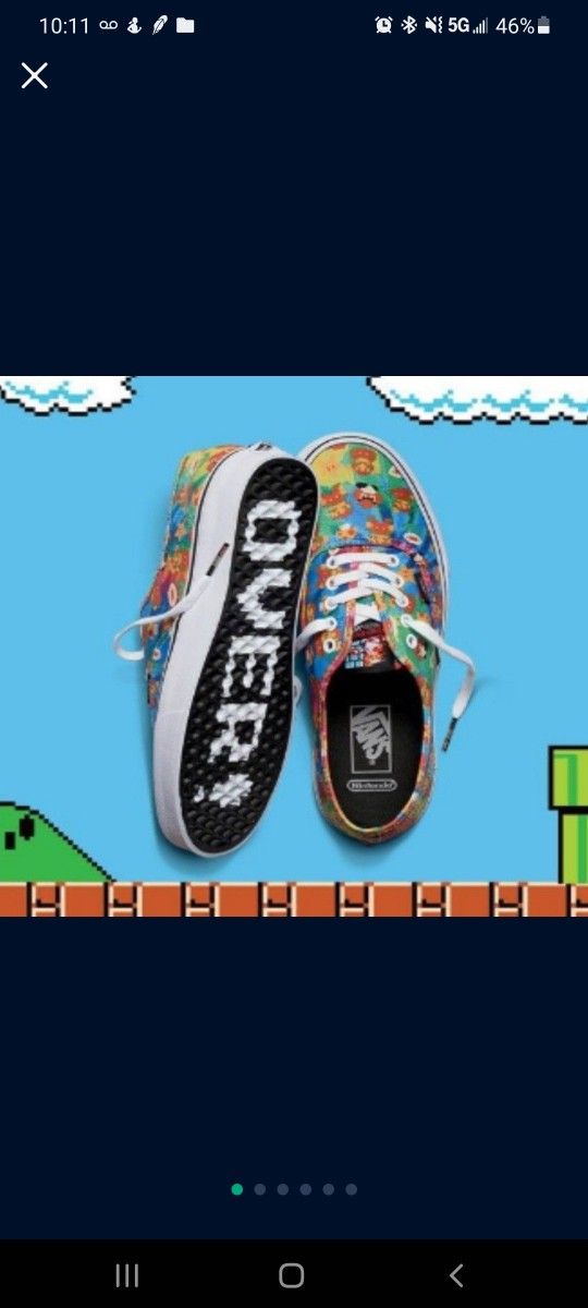 Super Mario Bros. Tie-Dye Limited Edition Vans