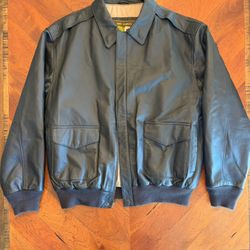 Landing Leather A2 Bomber Flight Jacket