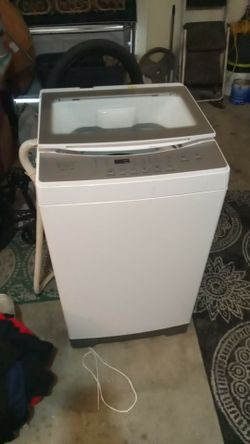 Compact Top Load Washing Machine White