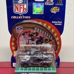 Hasbro Limited Edition NFL Collection ‘99 Corvette St Louis Rams Kurt Warner