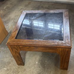Square Glass Coffee Table 