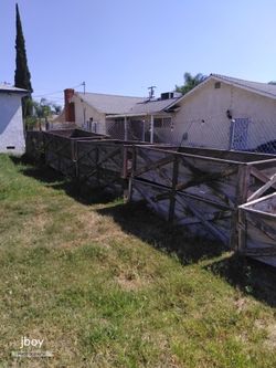 Wooden crates