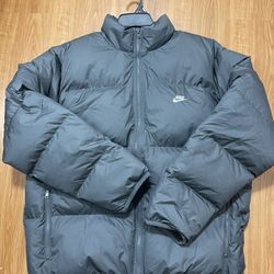 Men's Sz XL - Nike Sportswear Grey Therma Fit Goosedown Puffer Jacket IB2975-068
