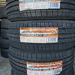 New Set 235/60/18  Tire Lowest Price Available 