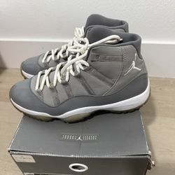 Air Jordan 11 Retro Cool Grey 2010 Sz 9.5