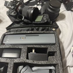 Sony A7iii With Lenses & Strobe Light 