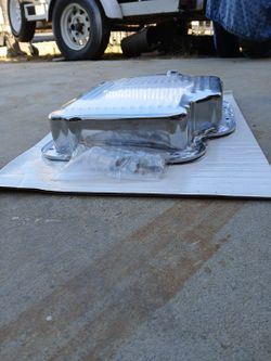 New Chrome B&M Turbo 400 Oil Pan