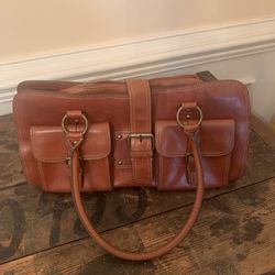 Vintage high quality brown leather purse