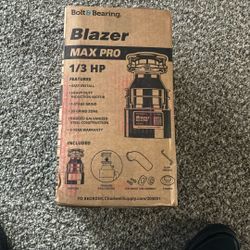 Garbage Disposal – Blazer Max Pro 1/3 HP (New in Box)”