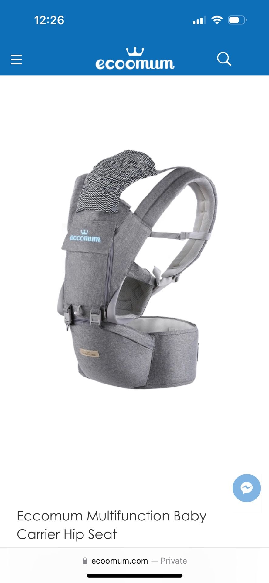 Baby Carrier Brand New 