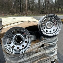 Chrome Trailer Wheels 