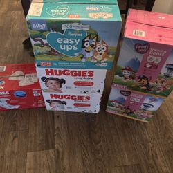 Pull up and Diapers 