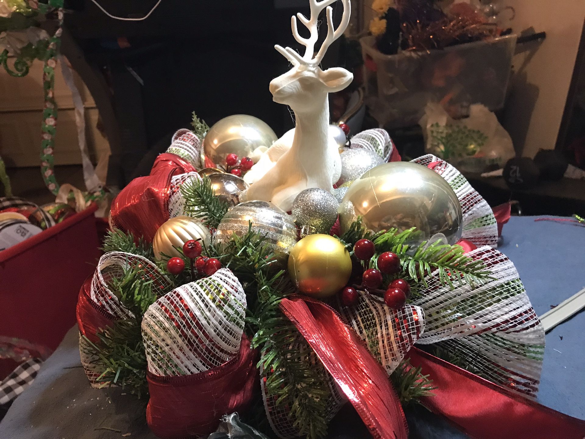 Christmas table center