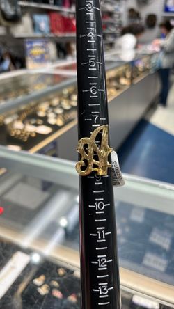10k initial “a” ring