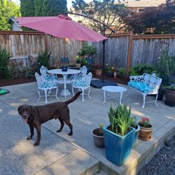 Patio Set 10 Pieces Cast Aluminum 