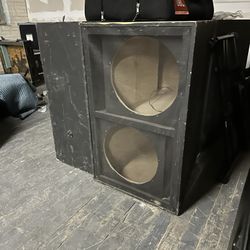 Empty Subwoofer Cabinets