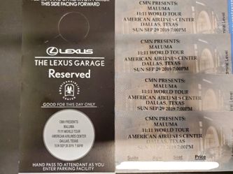 Maluma tickets boletos