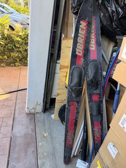 O'Brien Celebrity 68" Combo Waterskis - Versatile Water Skis for All Skill Levels with Adjustable X-7 Bindings & Durable Construction In Brand New Con