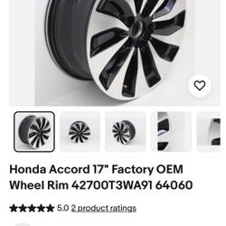 Honda Accord factory 17"