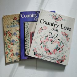 Quilting Applique Books Cheryl A. Benner and Rachel T. Pellman ~ Lot of 3