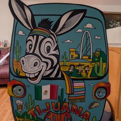 Rótulo artesanal pintado a mano – Inspirado en Tijuana, México