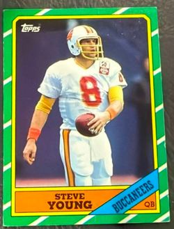 1986 Topps Steve Young Rookie #374 - Bucs / 49ers HOF