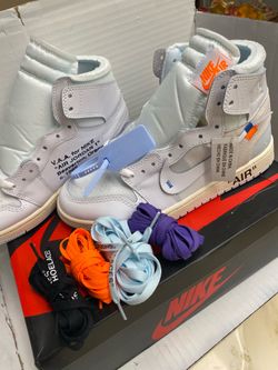 Nike Jordan 1 High Off White Alaska VAA Size 8.5