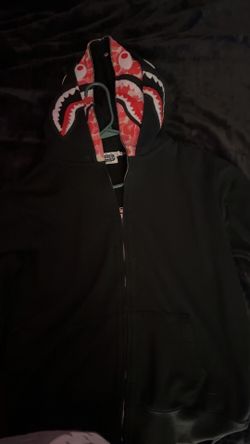 Black/pink bape sweater
