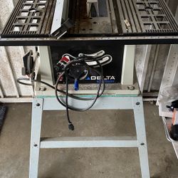 Delta Table Saw And Table