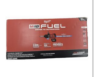 Milwaukee M18 FUEL 18V Lithium-Ion Brushless Cordless 1 in. Impact Wrench Extended Reach D-Handle Kit w/ 2x 12.0 Ah Batteries Charger & Bag (NO Box) $