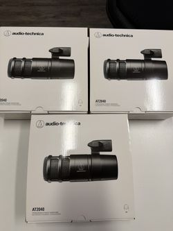 Audio-Technica AT2040 Hypercardioid Dynamic Podcast Microphone