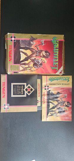 Gauntlet NES with box  & instructions