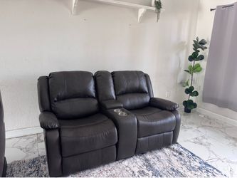Faux leather RV recliners sofa couch sillones