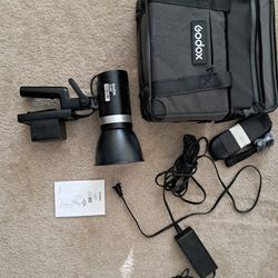 Godox ML60, LED Light, Battery Pack And Carrying Case