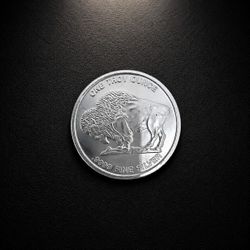 1 Troy Ounce .9999 Fine Silver Round