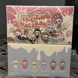 Popmart Exciting Macaron Labubu Vinyl Plush