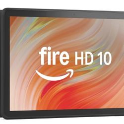 Amazon Fire HD 10 tablet 10.1" vibrant Full HD screen, octa-core processor,
3 GB RAM, 64 GB, Black